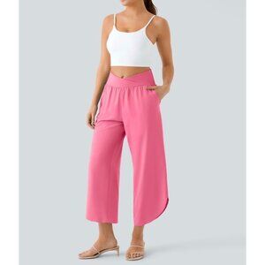 Halara Breezeful High Waisted Crossover Pocket Quick Dry Pants Sz XL Womens Hot